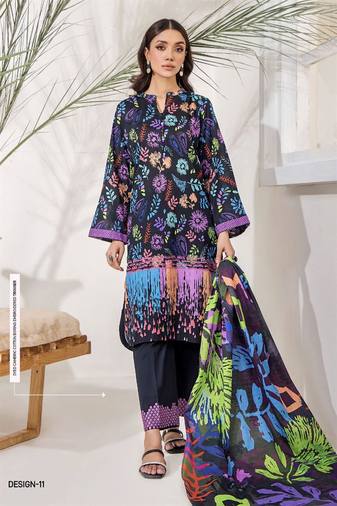 Amel Unstitched 3pc Collection - Perfect for Special Occasions